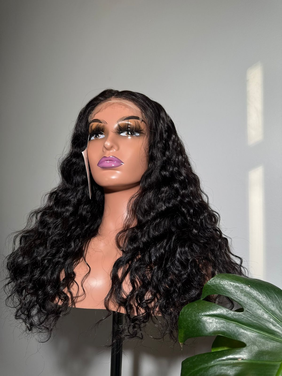 Sinah 18 Inch Top Raw KC HD Lace Wig in Natural Black