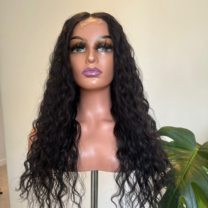 Tanaka 20 Inch Cambodian Loose Curl HD Lace Wig in Natural Black